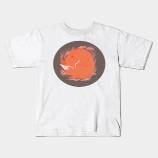 Sleeping Fox Kids T-Shirt